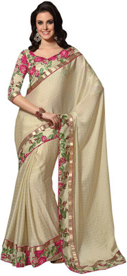 

Party Wear Dresses Printed Fashion Pure Chiffon Saree(Multicolor), Multicolor483
