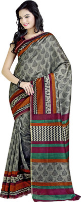 

Taanshi Printed Bollywood Georgette Saree(Brown)