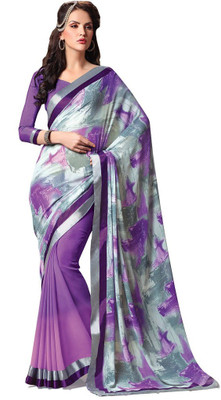

Ridham Sarees Printed Fashion Chiffon Saree(Multicolor)