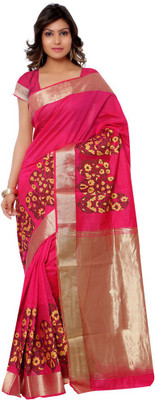 

Parisha Printed Daily Wear Cotton Saree(Pink)