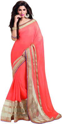 

Saara Printed Fashion Georgette Saree(Orange)