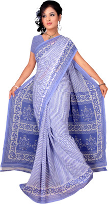 

Vardan Prints Printed Bollywood Georgette Saree(Blue)