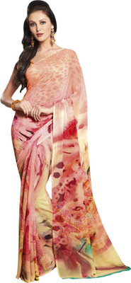 

Vishal Self Design Bollywood Georgette Saree(Pink)