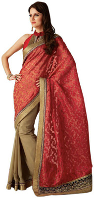 

Indian Wear Online Printed Fashion Pure Chiffon Saree(Multicolor), Multicolor351