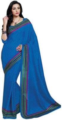 

Party Wear Dresses Printed Fashion Pure Chiffon Saree(Multicolor), Multicolor276