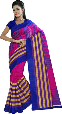 

Khoobee Self Design, Printed Fashion Art Silk Saree(Pink, Blue, Multicolor), Blue;multicolor;pink