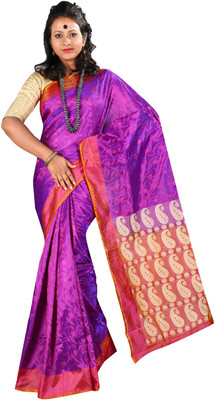 

Anushree Saree Printed Fashion Chanderi Saree(Multicolor), Bangni