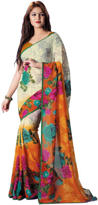

Saara Printed Fashion Georgette Saree(Multicolor)