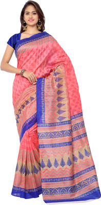 

Suvastram Printed Daily Wear Art Silk Saree(Magenta)