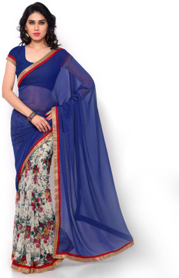 

Sunaina Printed Mysore Art Silk Saree(Multicolor)