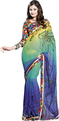 

Ewows Printed Fashion Georgette Saree(Multicolor)