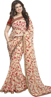 

Kalaniketanfashion Embroidered Bollywood Georgette Saree(Multicolor)