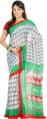 

Indian Wear Online Printed Fashion Art Silk Saree(Multicolor), Multicolor327