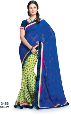 

Ridham Sarees Printed Fashion Handloom Georgette Saree(Multicolor)