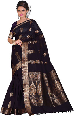 

Indianhandloom Self Design Coimbatore Cotton Saree(Beige), Coffee