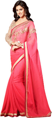 

M.S.Retail Self Design Fashion Silk Saree(Pink), Peach