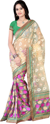 

Sanju Sarees Printed Fashion Art Silk Saree(Multicolor)