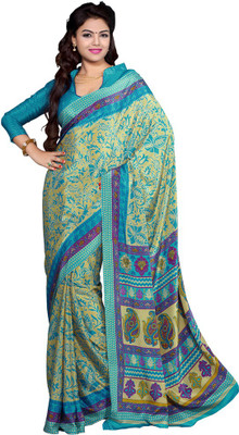 

Sunaina Printed Mysore Crepe Saree(Multicolor)