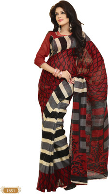 

Hi-Choice Striped Daily Wear Art Silk Saree(Maroon, Black, Grey)