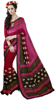 

Parisha Printed Fashion Georgette Saree(Maroon, Multicolor)