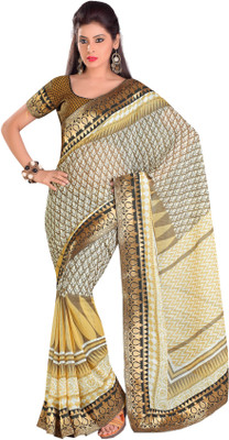 

Sunaina Printed Fashion Art Silk Saree(Multicolor)