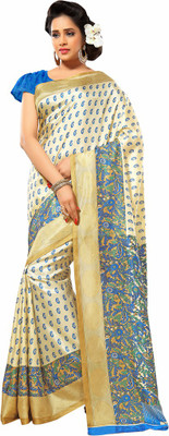 

Sunaina Printed Fashion Art Silk Saree(Multicolor)