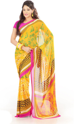 

Indian Wear Online Printed Fashion Art Silk Saree(Multicolor), Multicolor176