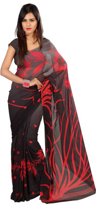 

Indian Wear Online Printed Fashion Georgette Saree(Multicolor), Multicolor12