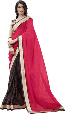 

Lovelylook Embroidered Fashion Georgette Saree(Multicolor)