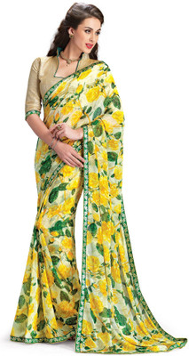 

Ridham Sarees Printed Fashion Handloom Georgette Saree(Multicolor)