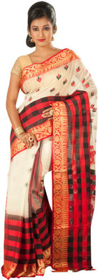 

Rajib's Creation Embroidered Fashion Handloom Silk Saree(Multicolor)