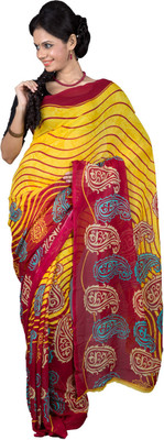 

Hawai Printed Fashion Georgette Saree(Multicolor)