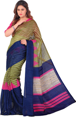 

Sunaina Printed Fashion Silk Cotton Blend Saree(Multicolor)