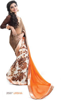 

Ridham Sarees Printed Fashion Georgette Saree(Multicolor)