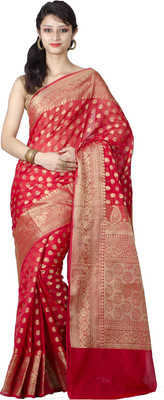 Chandrakala Printed Banarasi Art Silk Saree(Purple)