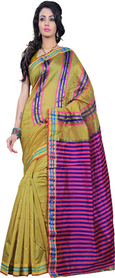 

Ansu Fashion Self Design Fashion Art Silk Saree(Green)