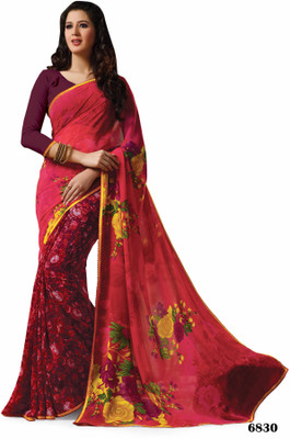 

Ridham Sarees Printed Daily Wear Chiffon Saree(Multicolor)