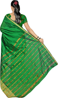 

Indian Wear Online Printed Fashion Art Silk Saree(Green)