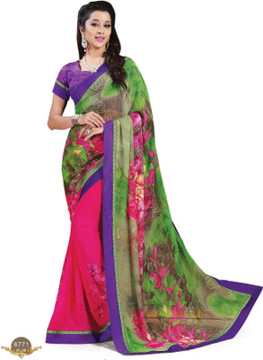 

Ridham Sarees Printed Daily Wear Chiffon Saree(Multicolor)