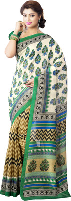 

Ewows Printed Bhagalpuri Art Silk Saree(Multicolor)