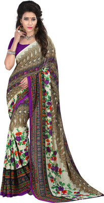 

Anushree Saree Printed Fashion Dupion Silk Saree(Multicolor)