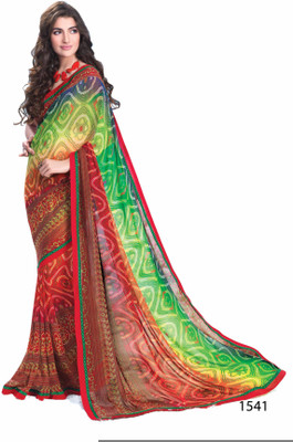 

Ridham Sarees Printed Fashion Handloom Georgette Saree(Multicolor)