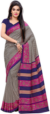 

Kjs Printed Bollywood Art Silk Saree(Multicolor)
