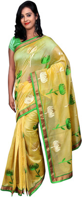 

Sunaina Printed Fashion Art Silk Saree(Multicolor)