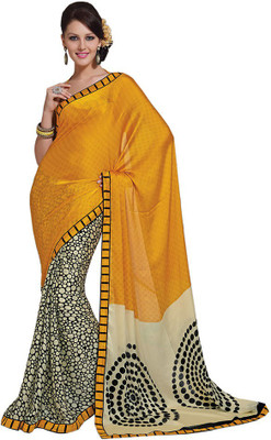 

Indian Wear Online Printed Fashion Pure Chiffon Saree(Multicolor), Multicolor547