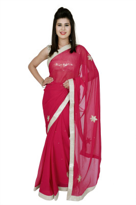 

Ellegent Solid Fashion Chiffon Saree(Maroon)