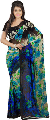 

Party Wear Dresses Printed Fashion Art Silk Saree(Multicolor), Multicolor174