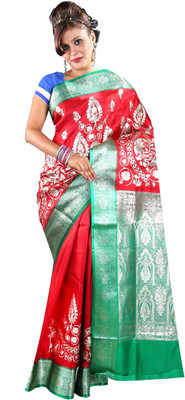 

Anushree Saree Self Design Fashion Chanderi Saree(Multicolor), Maroon