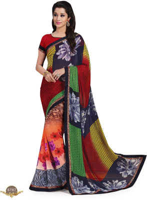 

Ridham Sarees Printed Daily Wear Chiffon Saree(Multicolor)