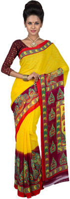 

Hawai Printed Fashion Georgette Saree(Multicolor)